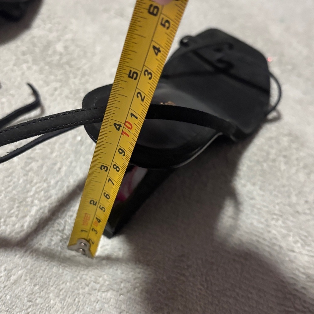 Reformation Black Strappy Sandals - Picture 6 of 6